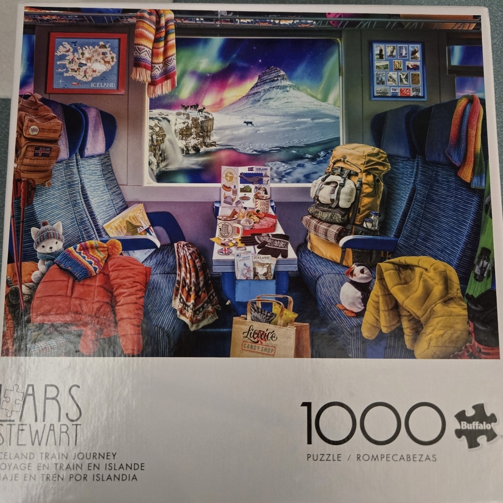 Buffalo Iceland Train Journey Puzzle - 1000 Pieces